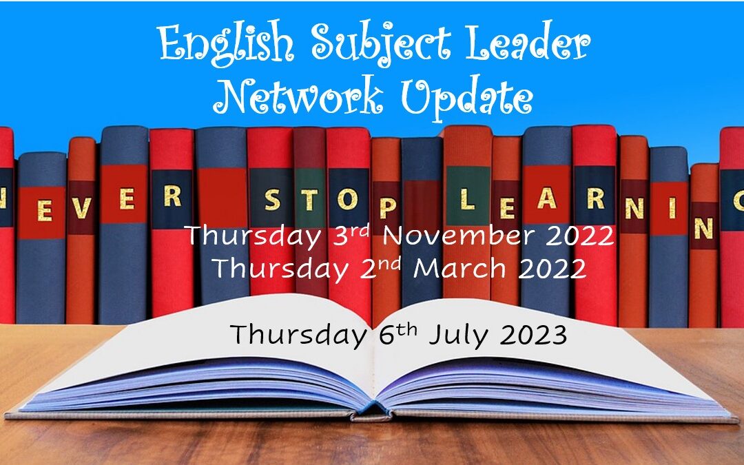 English Subject Leader Network Meeting